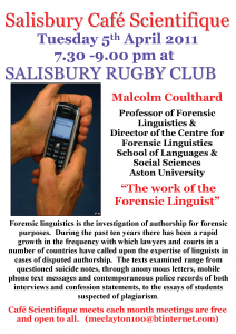 Poster for Malcolm Coulthard