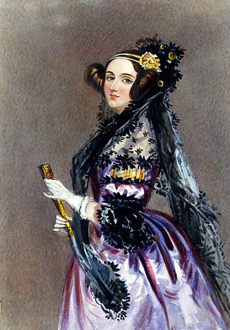 "Ada Lovelace portrait" by Alfred Edward Chalon