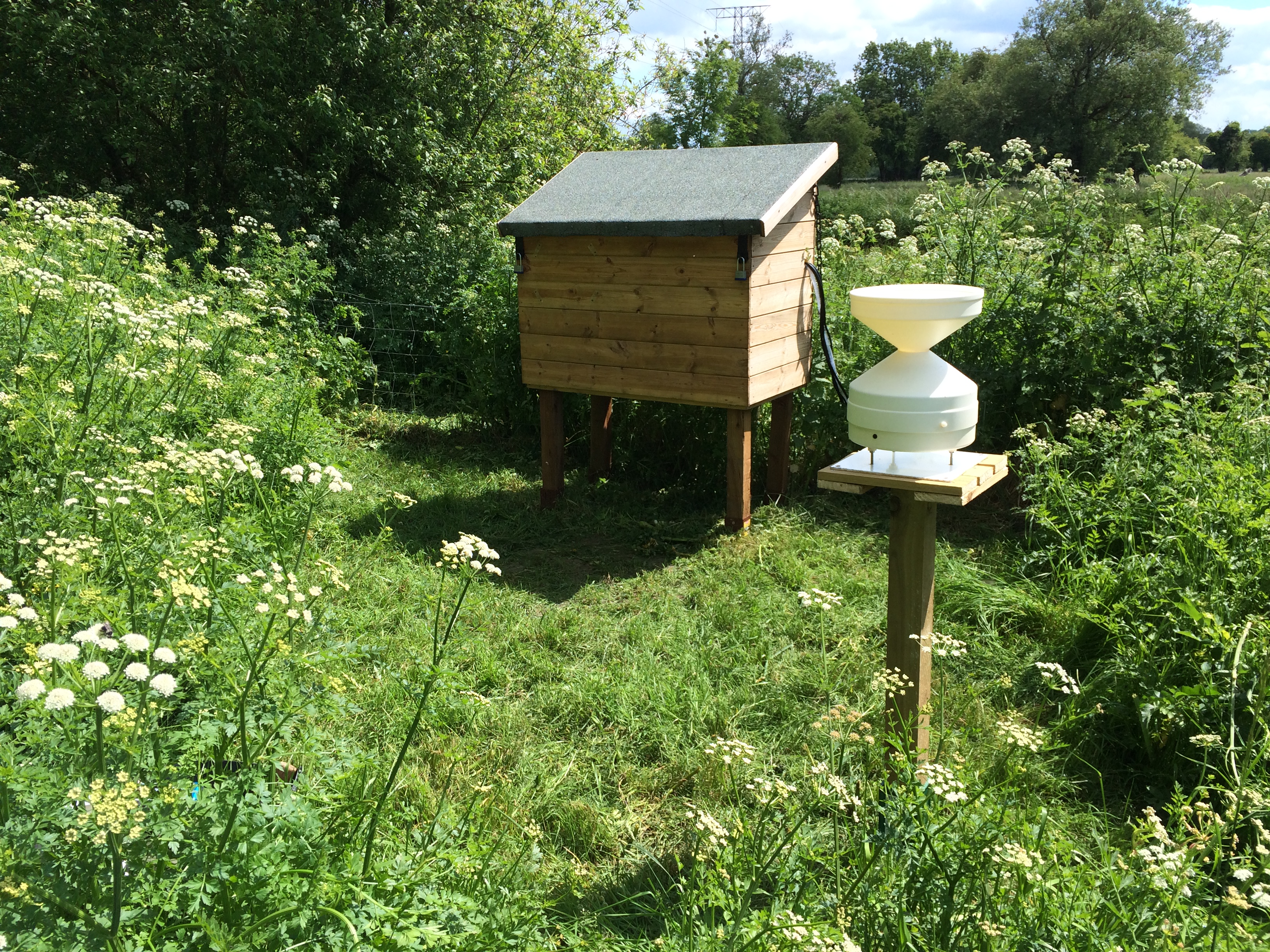 Monitoring Station on the River Nadder, Quidhampton