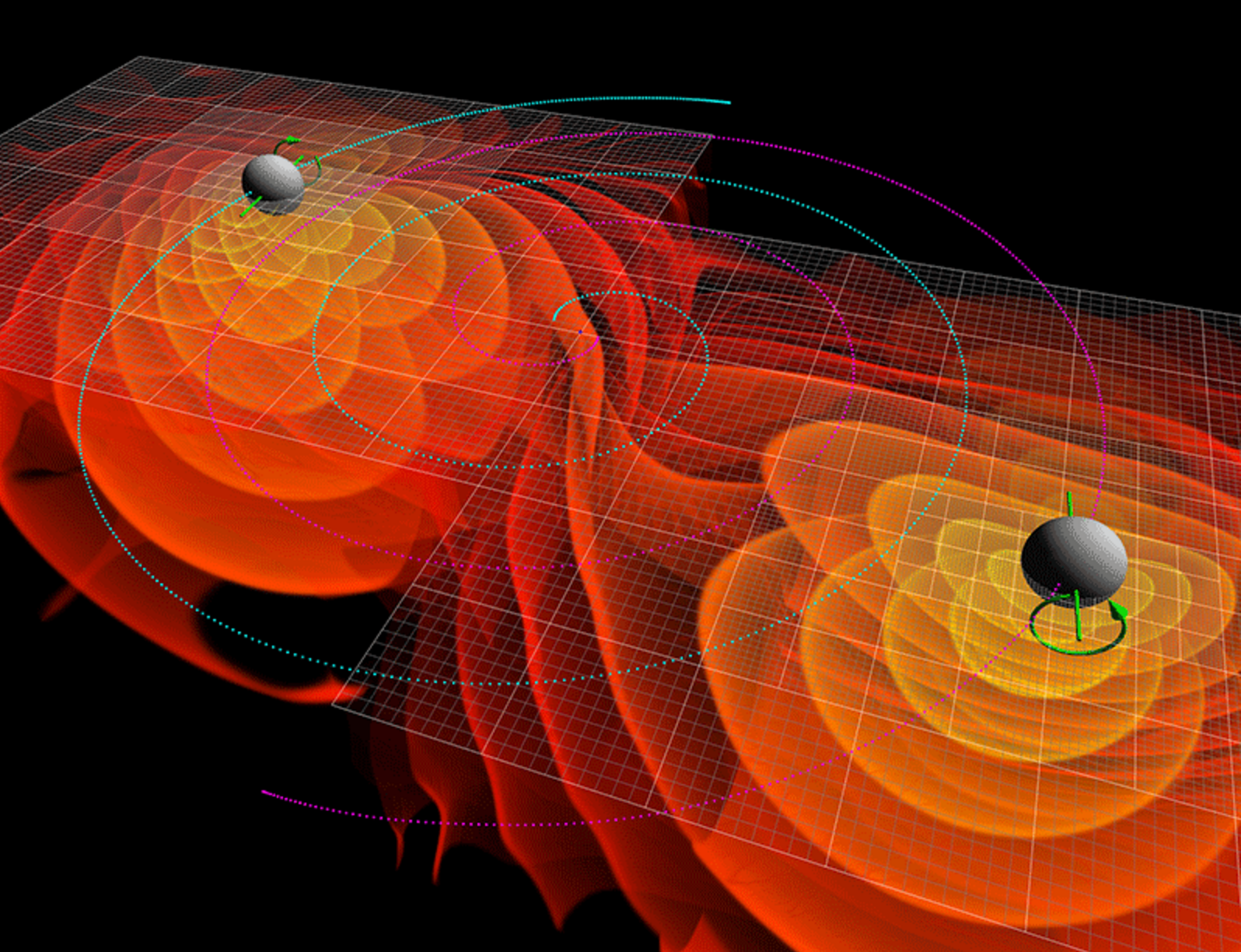 Numerical simulations of the gravitational waves emitted by the inspiral and merger of two black holes