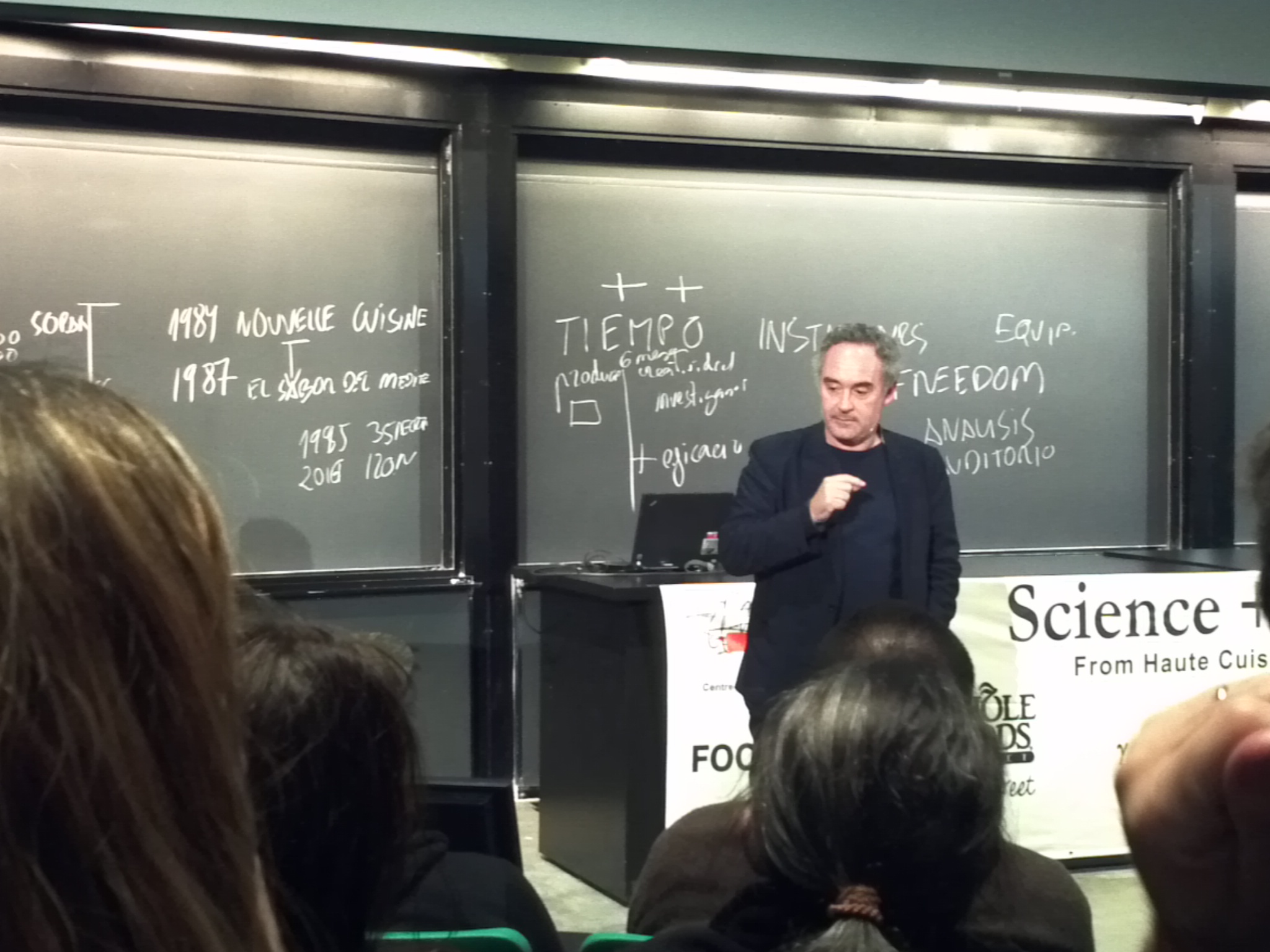 Ferrán Adriá at the Harvard Science & Cooking Lecture Series 2011
